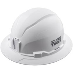 Klein Tools Full Brim Non-Vented Hard Hats 60400