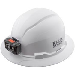 Klein Tools Full Brim Non-Vented Hard Hats 60406RL