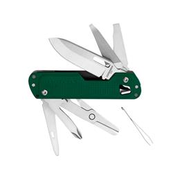 Leatherman YL832879 FREE T4 Multi Tool 12 Fonctions Bleu Marine (9266) pas cher