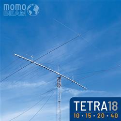 Momobeam Tetra18-DF 40/20/15/10M Dual Feed Yagi Antennas