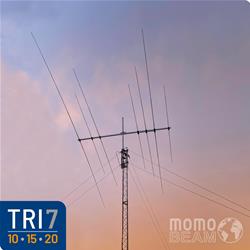 Momobeam TRI7 20/15/10 Meter Tri-Band Yagi Antennas