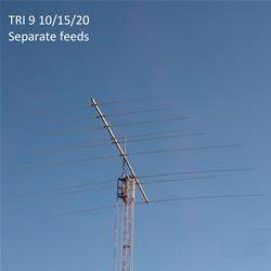 Momobeam TRI9-SF Separate Feed 20/15/10 Meter Yagi Antennas