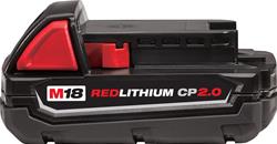 Milwaukee M18 REDLITHIUM CP2.0 Batteries