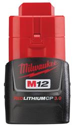 Milwaukee M12 REDLITHIUM CP3.0 Batteries 48-11-2430