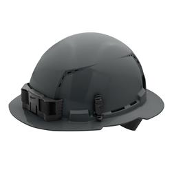 Milwaukee Full Brim Vented Hard Hats with 4-Point Ratcheting Suspension 48-73-1215