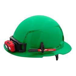 Milwaukee Full Brim Vented Hard Hats with 6-Point Ratcheting Suspension
