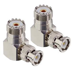 Chelegance BNC Male/SO-239 Right Angle Coaxial Adapters CH0030001