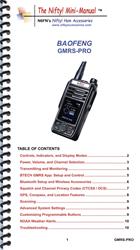 Nifty Accessories Reference Guides MM-GMRS-PRO
