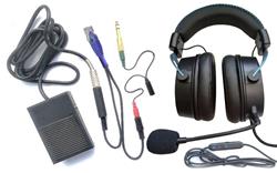 Paradan Radio Hi-Rate2 Headset with Foot Switch HI-RATE2ICRJ