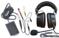 Paradan Radio Hi-Rate2 Headset with Foot Switch HI-RATE2KNWD