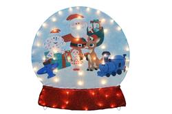Rudolph Friends Snow Globe Display 56406