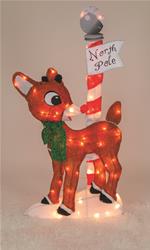 Rudolph North Pole Tinsel-Light Display 70508-L2D