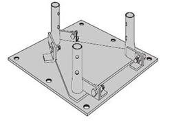 ROHN Hinged Tower Base Plates BPH25G - Free Shipping on Most Orders ...