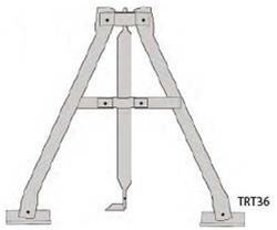 ROHN Tripod Roof Towers TRT36