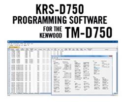 RT Systems Radio Programming Software KRS-D750-U