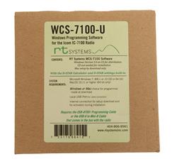 RT Systems Radio Programming Software WCS-7100-U