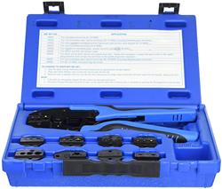 S&G Tool Aid 9-Die Quick-Change Ratcheting Crimping Kits 18980