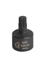 Sunex Tools Stubby Triple Square Bit Impact Sockets 308XZN