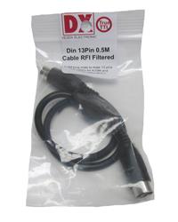 VE2DX Electronics Filtered DIN Cable Assemblies 13PINDIN-M2M