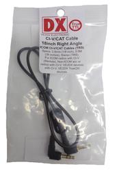 VE2DX Electronics CI-V/CAT Radio Interface Cables CATTRS18INRA