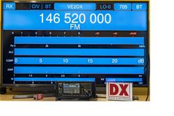 VE2DX Electronics IM1-HDMI V2 Icom Digital Meter HDMI Display and TrueCIV Data Interface
