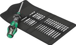 Wera Tools Kraftform Kompakt Turbo Screwdriver with Bits 05057482001