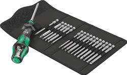 Wera Tools Kraftform Kompakt Turbo Imperial Screwdriver with Bits 05057483001