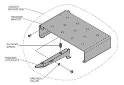 Yaesu CS2652101 Quick-Release Mounting Brackets CS2652101