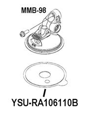 Yaesu Replacement Rubber Suction Diaphragms