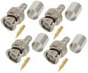 Click here for more information about Amphenol Connex 112533-4 - Amphenol RF 112533 Solderless BNC Male Connectors Click here for more information about Amphenol Connex 112533-4 - Amphenol RF 112533 Solderless BNC Male Connectors