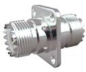 Click here for more information about DX Engineering DXE-UHF-FDFB - DX Engineering Silver Plated UHF Flanged Double Female Bulkhead Connectors