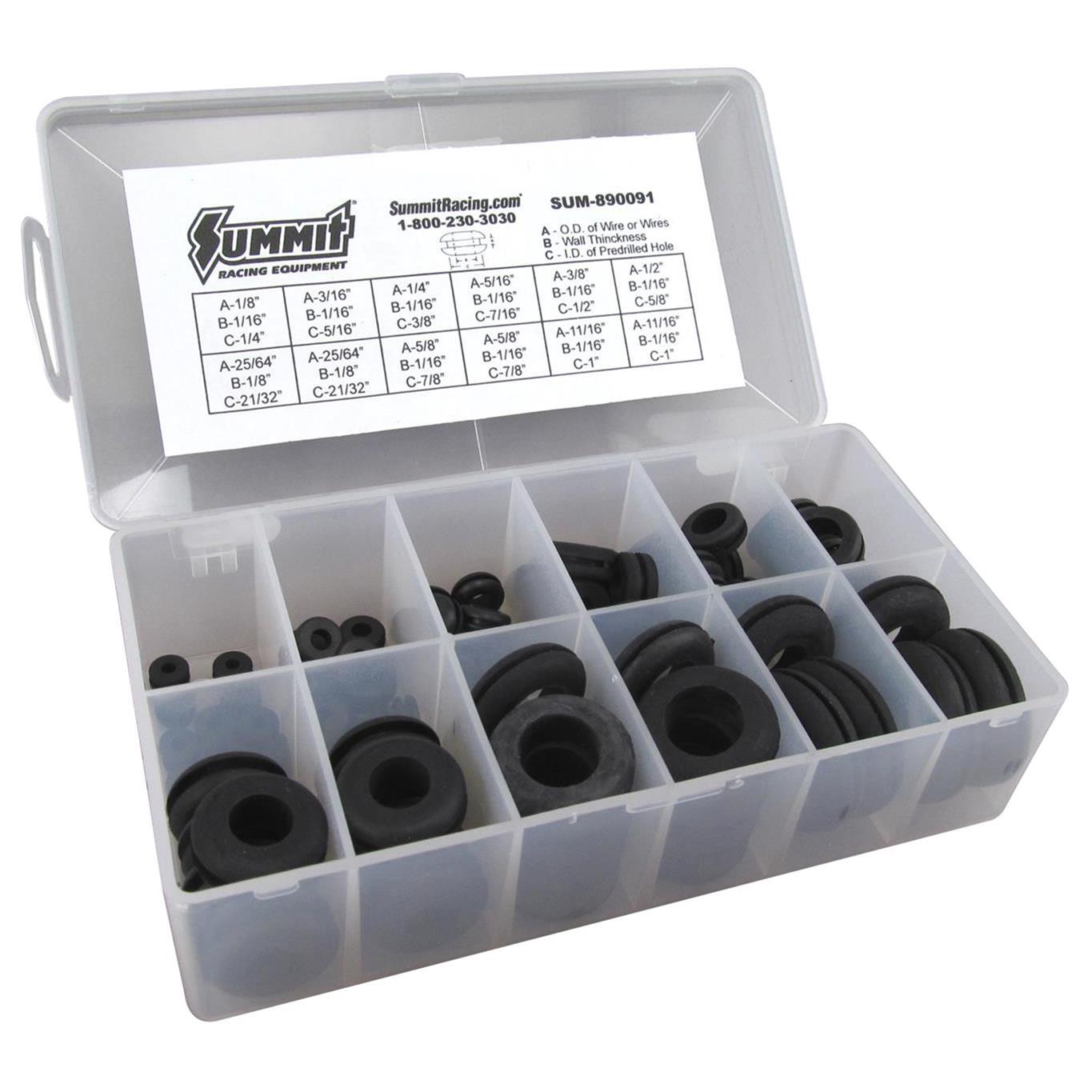 Summit Racing SUM-890091 Grommet Assortment Kits | DX Engineering