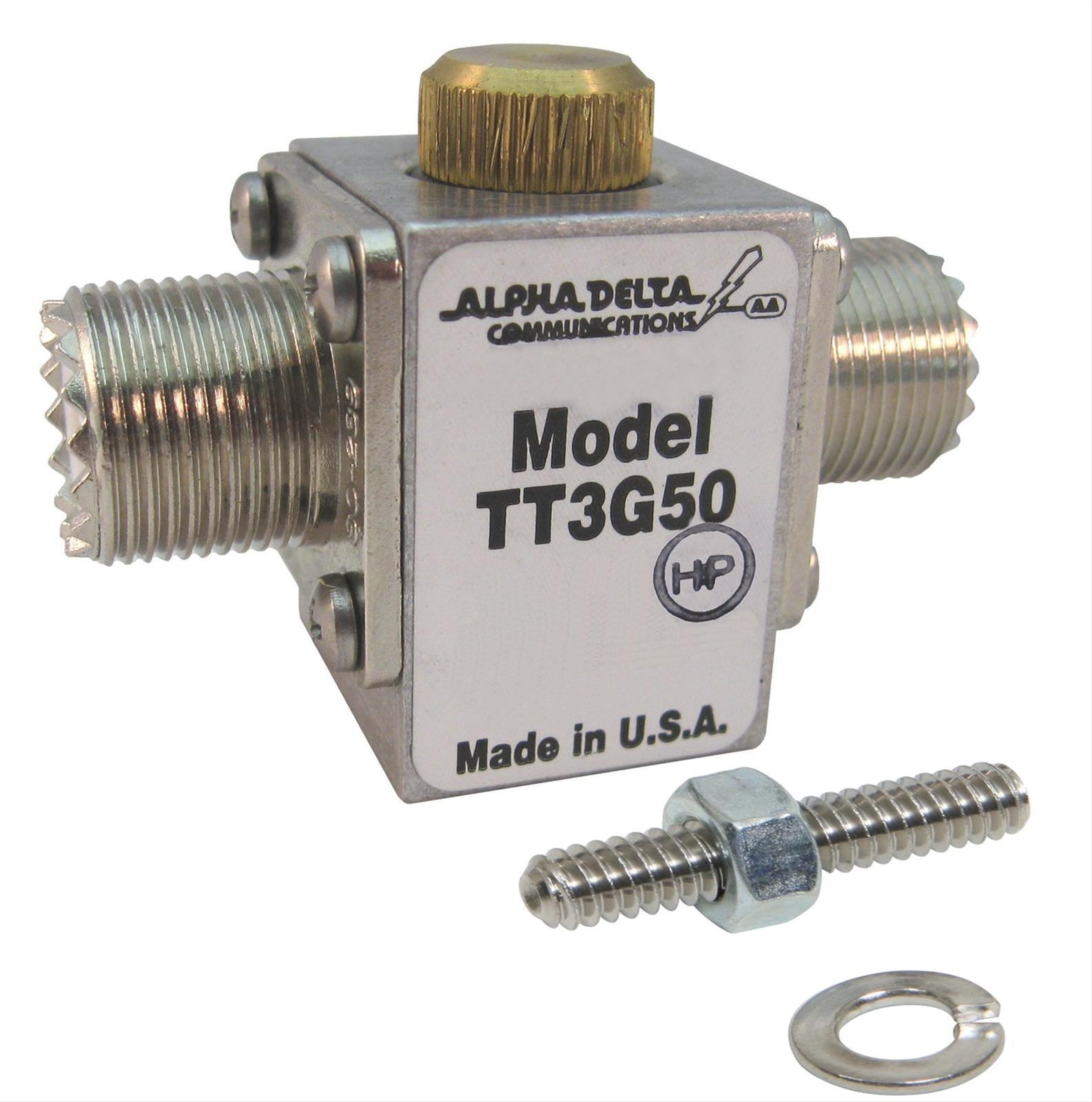 Alpha Delta ATT3G50UHP Alpha Delta UHF Connector Coaxial Cable Surge