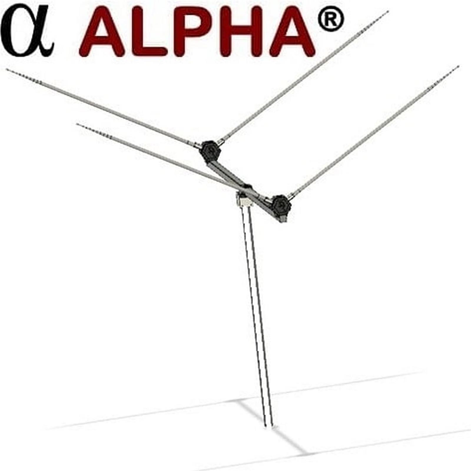 Alpha Antenna HFVHFYAGI Alpha Antenna HexTenna HF/VHF Yagi Beam