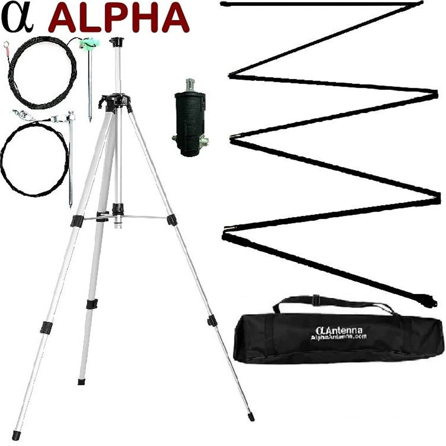 Alpha Antenna MILEMCOMMDLX Alpha Antenna Portable HF MIL EmComm