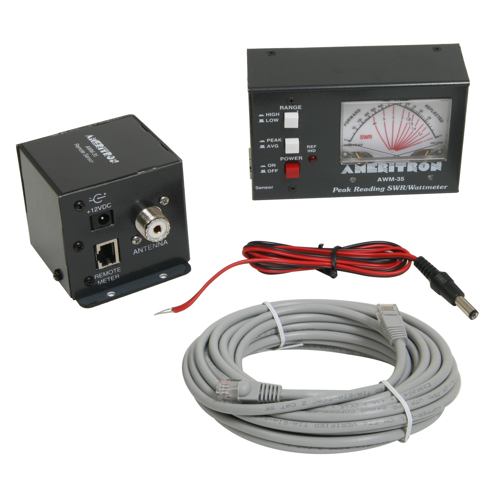 Ameritron AWM-35B Ameritron Flat Mount Mobile SWR/Wattmeters | DX ...