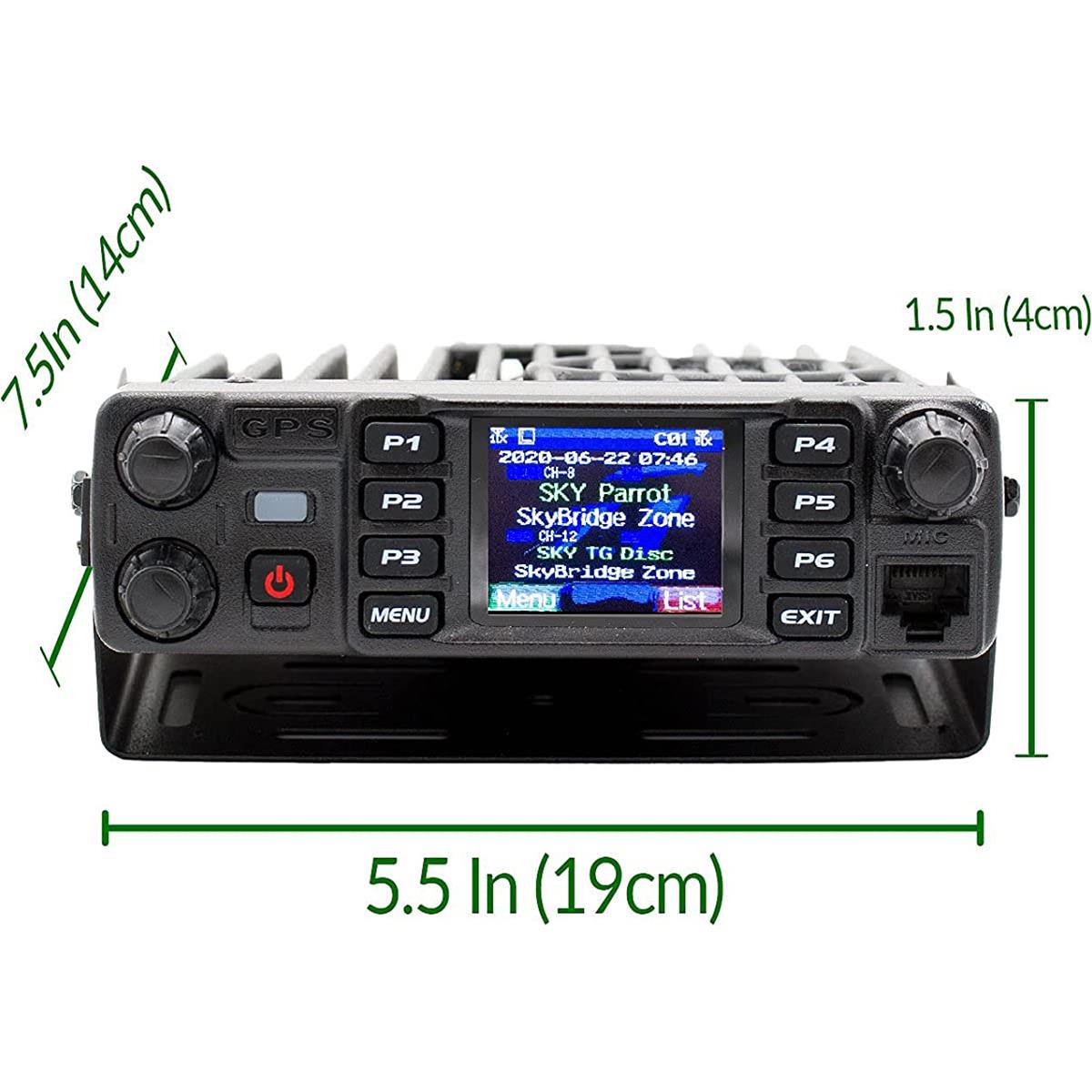 AnyTone AT-D578UVIIIPRO AnyTone AT-D578UV Pro Dual-Band DMR/VHF/UHF ...