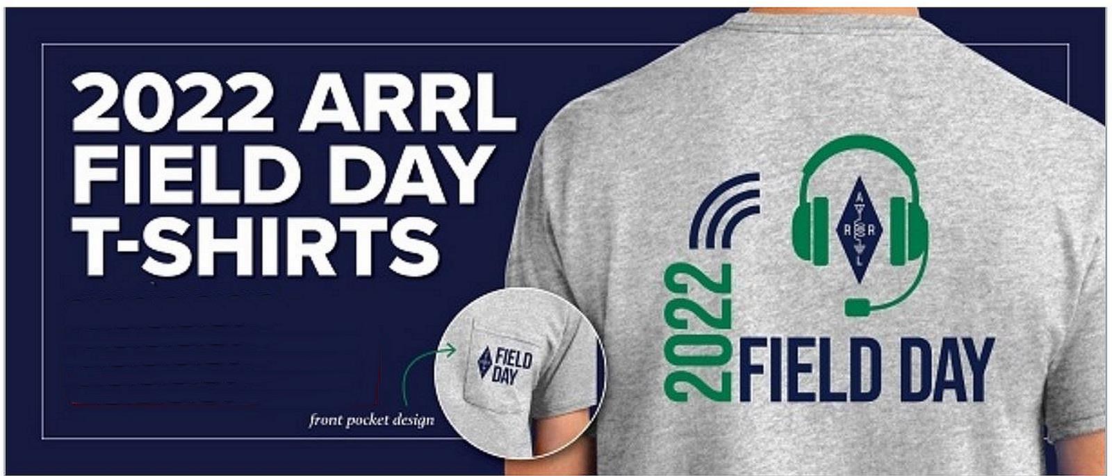 ARRL 2022LS 2022 ARRL Field Day Short Sleeve TShirts DX Engineering