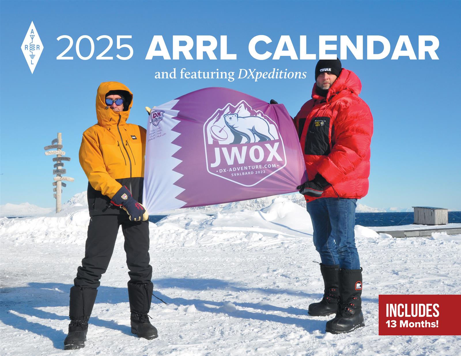 ARRL 2141 ARRL Calendar 2025 DX Engineering