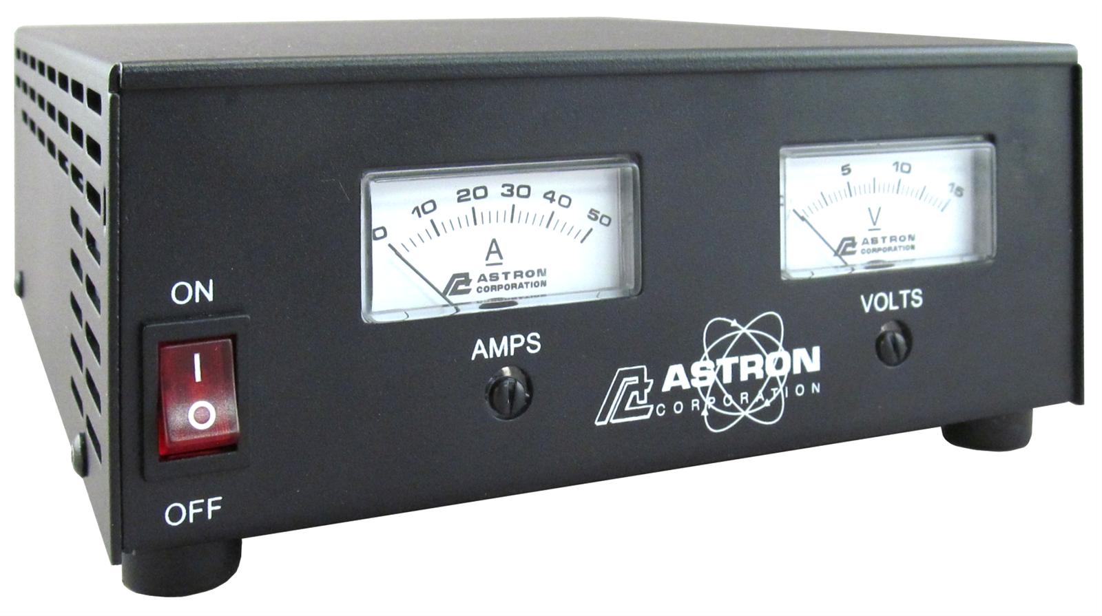 Astron SS-50M DESKTOP SWITCHING POWER SUPPLY WITH VOLT AND AMP METERS 
