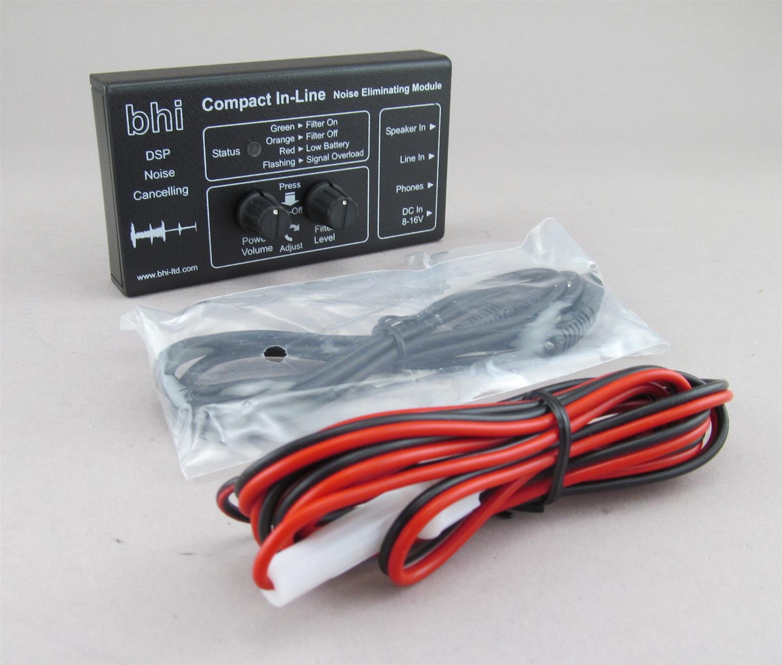 bhi DSP NoiseCancellatino スピーカー bhi Ltd, Compact In-Line, Antenna Noise Canceling, Compact