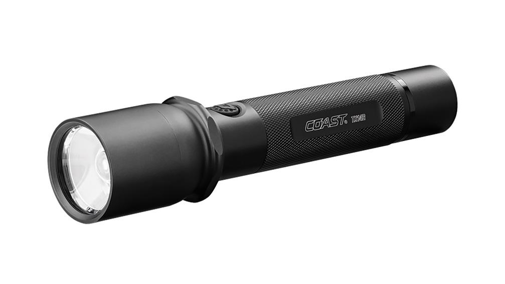 coast tx1r rechargeable flashlight PX1R 1000 Lumen Focusing LED Flashlight, Black This light delivers a maximum lumen output of 154 lumens with multiple brightness settings COAST PX15R Rechargeable LED Flashlight
