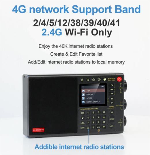 【週末お値下げ・美品】CHOYONG LC90 インターネットラジオグローバル版 ChoYong LC90 Multi-Band Smart Internet Radio（Global version