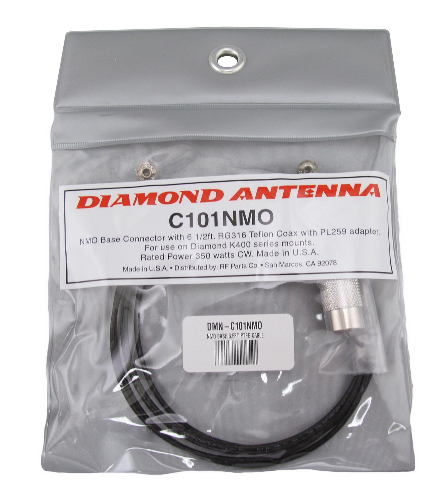 Diamond Antenna C101NMO Diamond Antenna Hole Mount Cable Diamond Antenna C101NMO Diamond Antenna Hole Mount Cable
