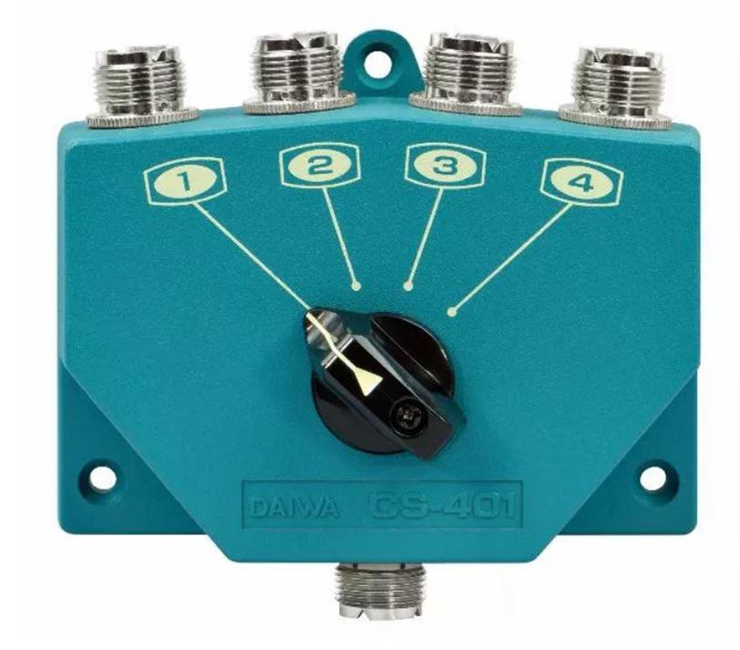 DAIWA　CS-401　アンテナ切替器　４回路同軸切替器 Daiwa Products CS-401 Daiwa CS-401 Four Position Coax Switches