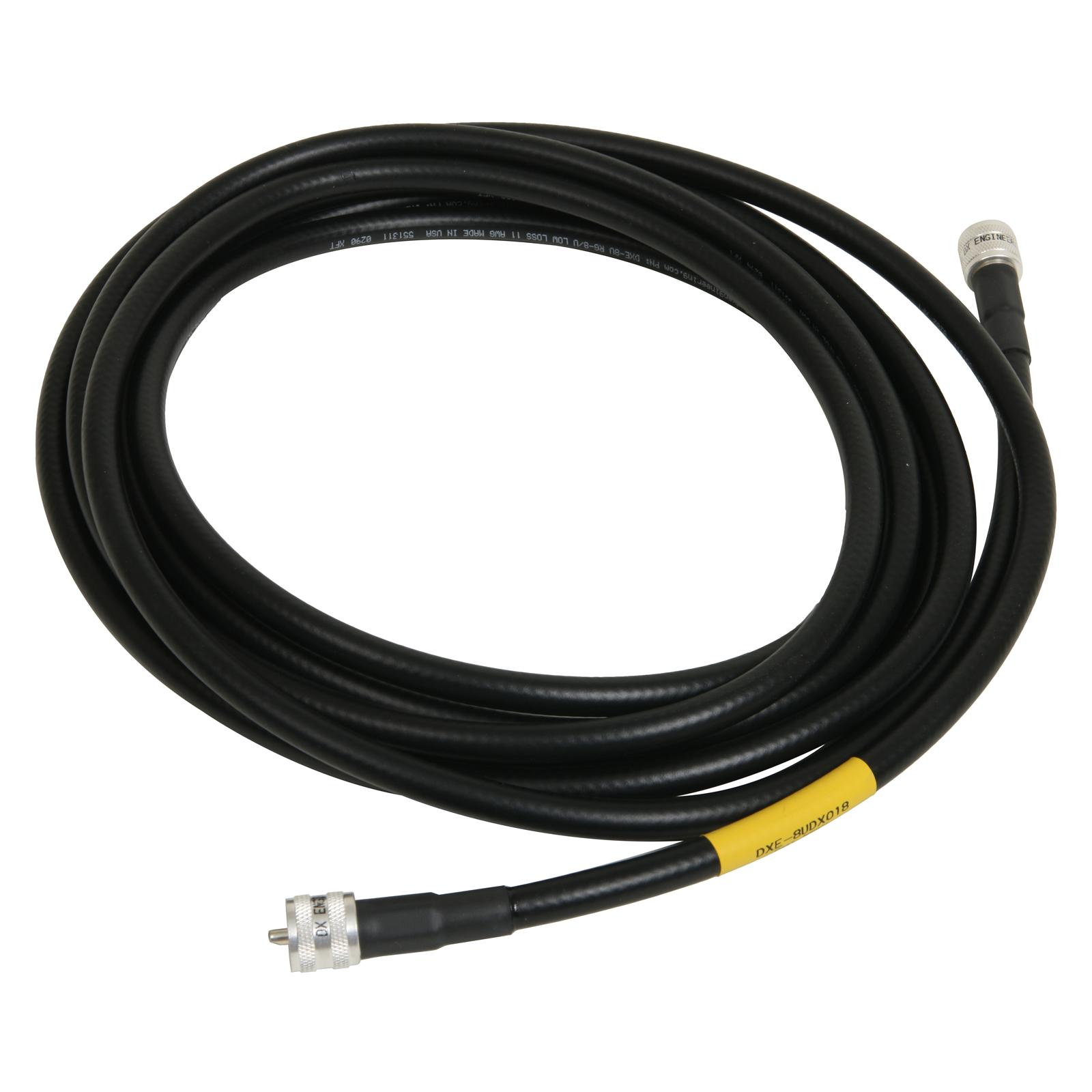 DX Engineering DXE8UDX018 DX Engineering RG8U PL259 LowLoss 50ohm