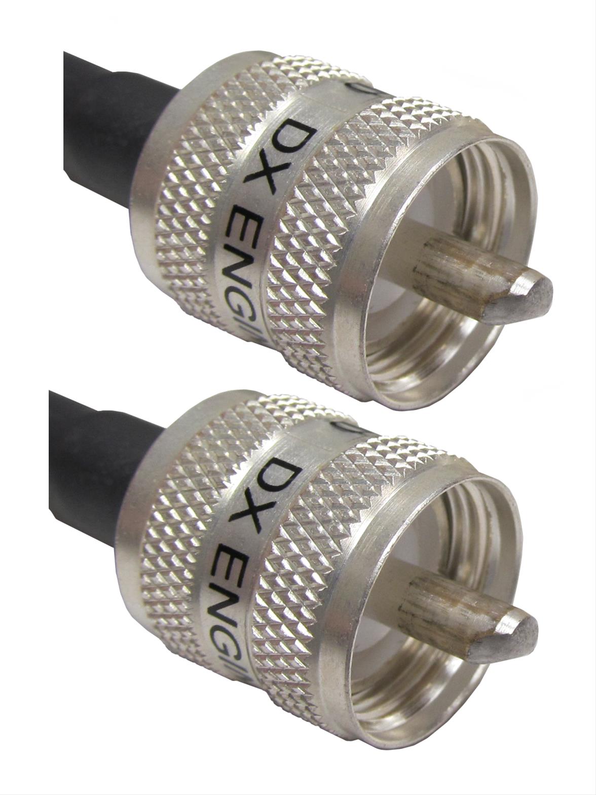50' ft Coax Cable LMR400 RG213U Type with UHF Male PL259 Connectors Solid Copper 