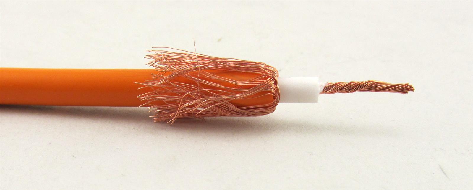 Dx Engineering Dxe 8xv Dx Engineering Rg 8x High Visibility Orange 50 Ohm Bulk Coaxial Cable