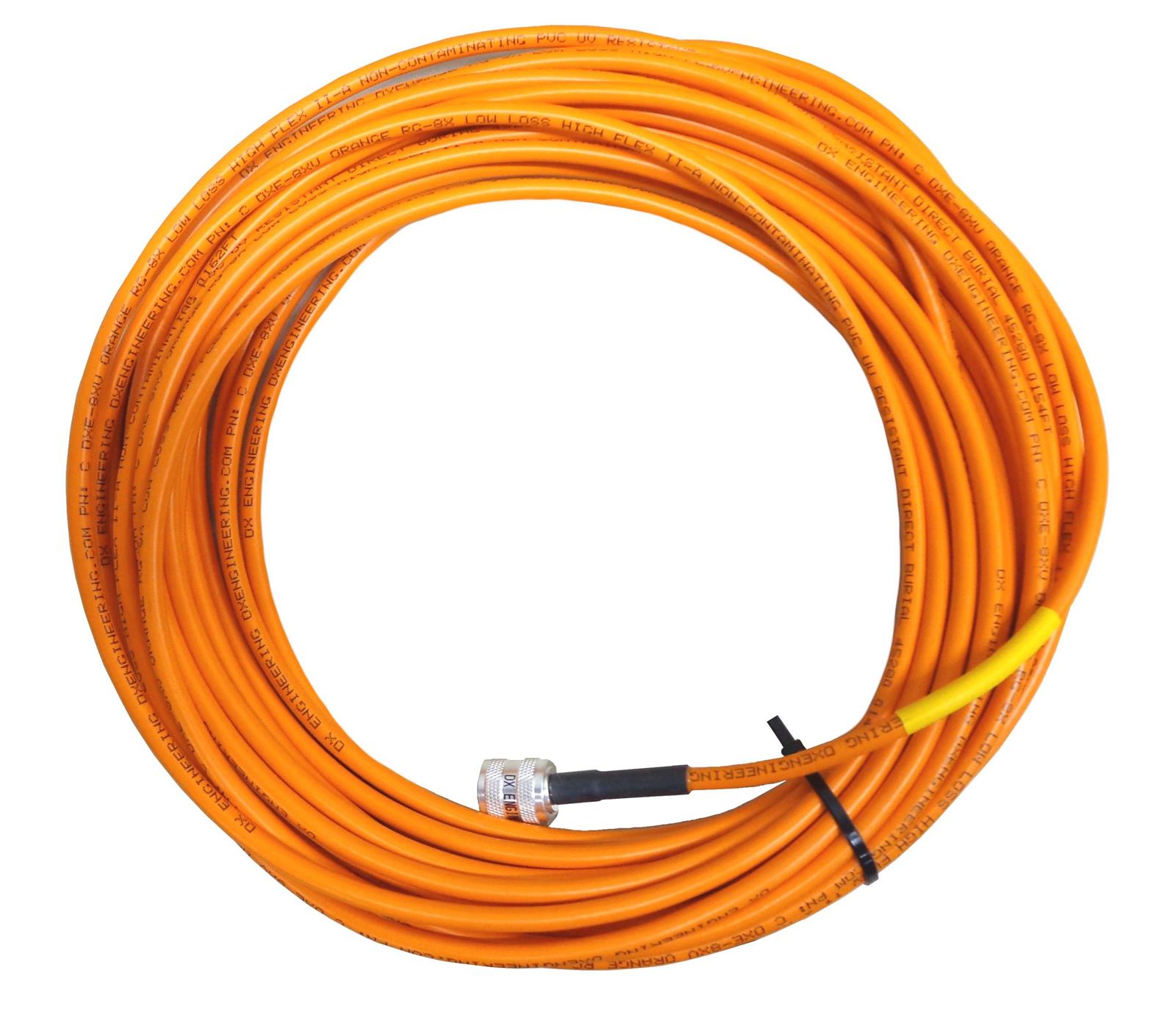 Dx Engineering Dxe 8xvdx050 Dx Engineering Rg 8x High Visibility Orange 50 Ohm Coaxial Cable 2070