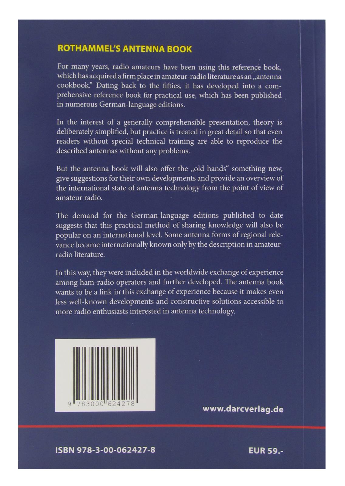 DX Engineering DXE-ANTENNA-BOOK Rothammel's Antenna Book